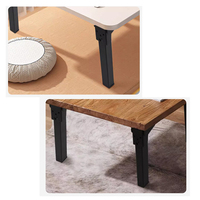 Pieds de table pliables en fer robuste, supports métalliques pliants pour lit, ordinateur portable, bureau, camping, table d'extérieur