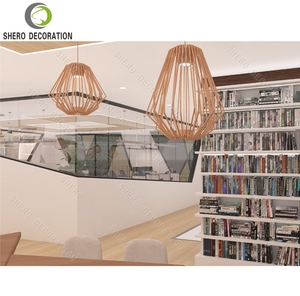 Vitrinas de Pared de Madera de Alta Calidad Personalizadas, Estanterías y Librerías para Muebles de Biblioteca, Accesorios para Librerías - Product Image 4