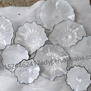 Hiện đại handmade tác phẩm nghệ thuật 3D trừu tượng hình học thiết kế tường trang trí nội thất Kính tường nghệ thuật - Product Image 1
