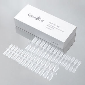 <span class=keywords><strong>Precio</strong></span> al por mayor puntas de <span class=keywords><strong>gel</strong></span> suave para uñas Material acrílico medio cuadrado Stiletto uñas artificiales 240 unids/caja - Product Image 2