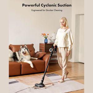 Aspirateur sans fil, 12/27KPA 150/260W, Libération de la poussière en un clic, Batterie amovible, Couleur personnalisée par injection - Product Image 2