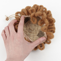 Chignon afro volumineux en fausses mèches pour femmes noires, style dreadlocks, directement de l'usine