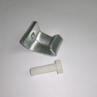 Systèmes de CVC de haute qualité, les meilleurs de l'industrie, collier de serrage Ductmate avec boulon en plastique pour CVC