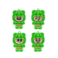 En gros, Mini figurine à visages interchangeables en forme de pastèque, petit jouet promotionnel pour enfants, porte-clés mignon, jouet capsule