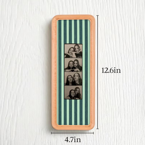 Cadre <span class=keywords><strong>photo</strong></span> en bois massif sur mesure avec coins arrondis, cadre <span class=keywords><strong>d</strong></span>'affichage pour bande de photos OEM pour 4 photos instantanées - Product Image 4