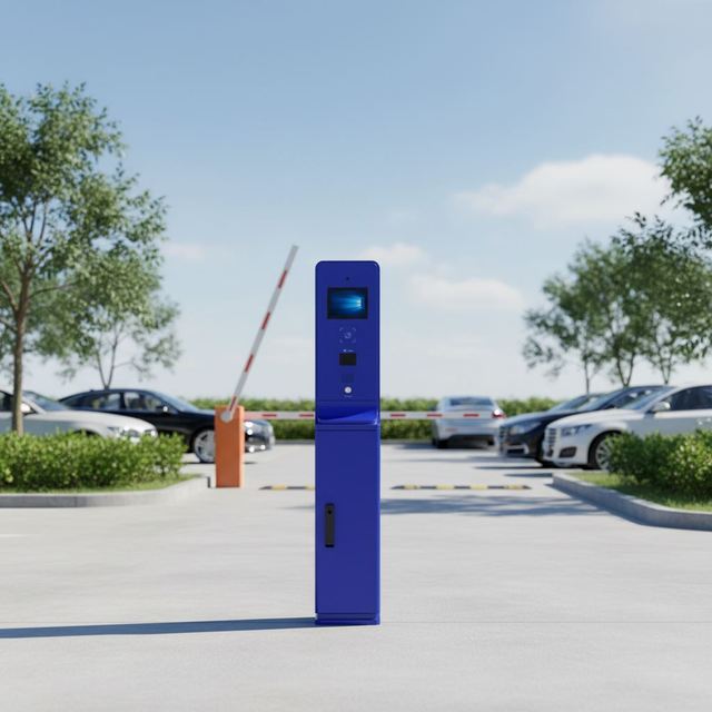 LIEN Self Service Card Payment Machine with Touch Screen and 15-inch Screen for Outdoor Parking Lot Kiosk SDK