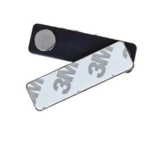 Targhetta magnetica con accessori per Badge in plastica con nome distintivo magnetico con spilla a forma di magnete/magnete con nome Tag riutilizzabile