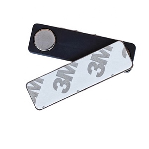 Etiqueta de nombre magnética Industrial, accesorios de insignia de plástico ABS reutilizables, imán NdFeB permanente, servicio de procesamiento de corte personalizado - Product Image 2