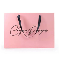 Sacs cadeaux en papier artisanal personnalisés avec logo, poignée en ruban, matériaux recyclés écologiques de luxe, emballage pour café de boutique