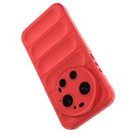 Funda de Teléfono de TPU con Forro de Franela para Xiaomi 17 Ultra, Funda Protectora Suave a Prueba de Golpes