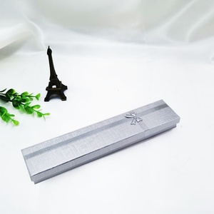 Coffret de bijoux en carton de luxe, élégant, avec logo personnalisé, pour bracelet, collier, bague, emballage cadeau, doublure en éponge - Product Image 4