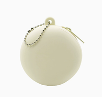 Sac de rangement miniature en silicone pour clés, câbles et petits objets
