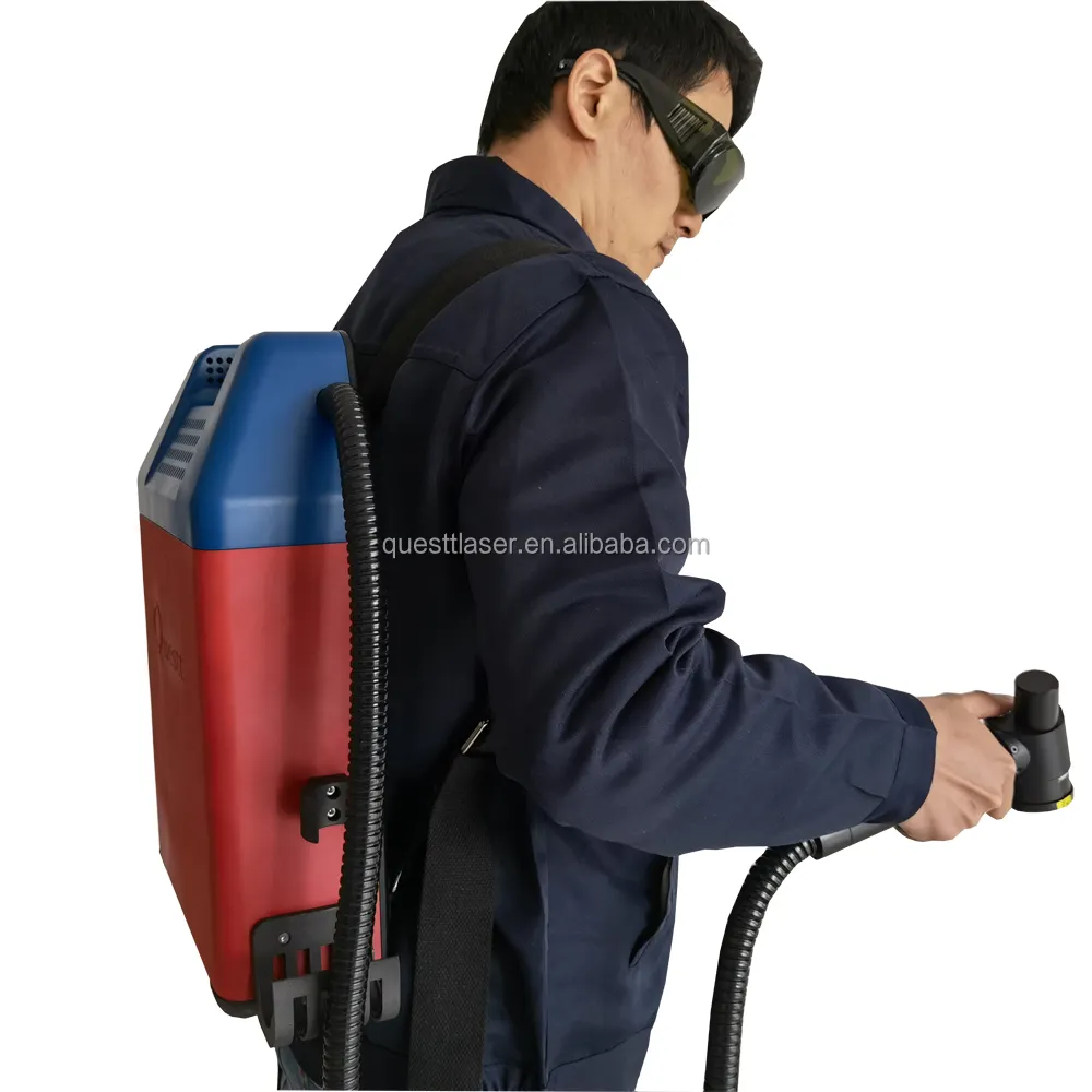 Laser rust and paint removal cleaning machine for old car metal surface paint oxide removing tool