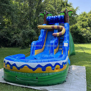 Tobogán Inflable Comercial con Diseño de Astronautas Espaciales, Artículos de <span class=keywords><strong>Alquiler</strong></span> para <span class=keywords><strong>Eventos</strong></span>, Tobogán para Piscina para Niños - Product Image 3