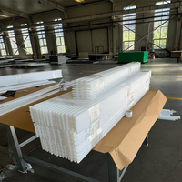 Bande de glissement en plastique PE à faible friction pour équipement de manutention, surface lisse, service OEM personnalisé de précision