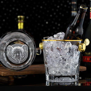 ถังน้ำแข็งใสทรงกลมขนาด137มม. ถังน้ำแข็งเบียร์ไวน์แชมเปญสำหรับงานปาร์ตี้ - Product Image 2