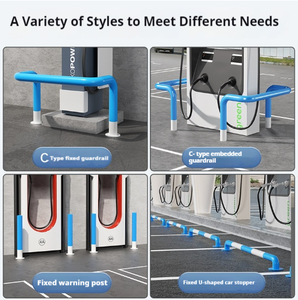 อุปกรณ์ป้องกันจุดชาร์จไฟป้องกัน U- Bar bollard ที่กั้นจอดรถ - Product Image 2