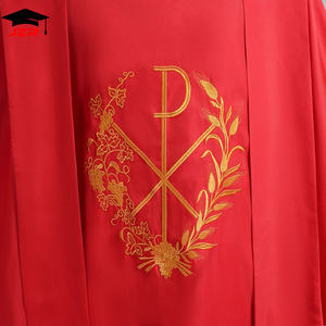 Robes de clergé du Moyen-Orient 2025, chasuble, vêtement de prêtre, tenue catholique, costume de père de l'église, pape, messe avec étole à glands - Product Image 6