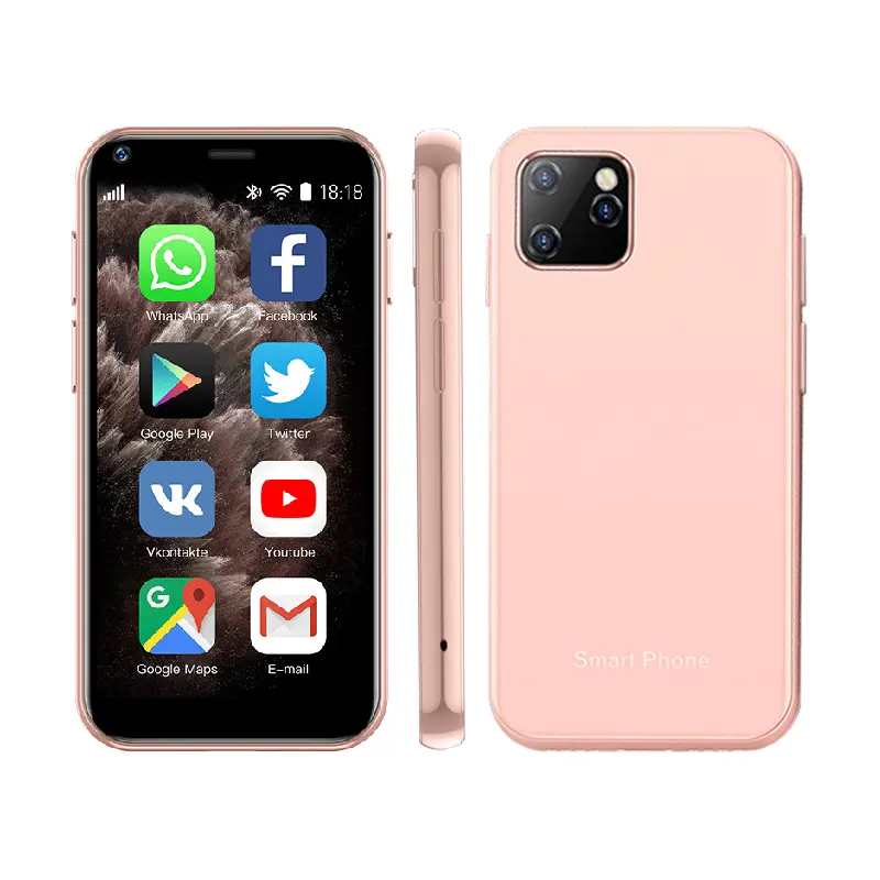 2,5 дюймов мини-смартфон Soyes XS11 мобильный телефон 1 + 8GB 3G полный диапазон Android маленький мобильный телефон