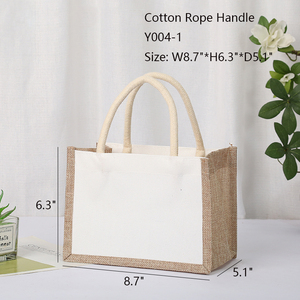 In Stock <strong>Wholesale</strong> Factory Price Eco-friendly Women's Beach Handbag Reusable Shopping <strong>Jute</strong> <strong>Tote</strong> <strong>Bag</strong> With Your Logo - Product Image 2
