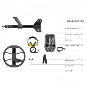 고정밀 S63 야외 금 보물 찾기 탐지기 5 미터 깊이 측정 휴대용 산업용 금속 탐지기 - Product Image 2