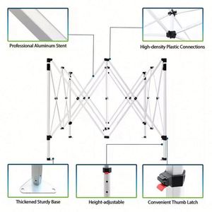 Abri instantané de qualité supérieure bleu roi 3 x 3 m avec sac de transport et accessoires de présentation - Product Image 4