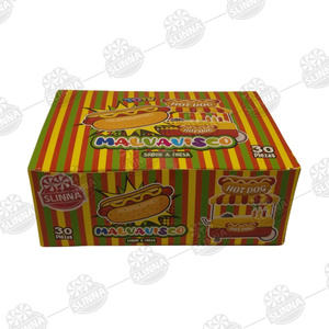 Boîte d'emballage <span class=keywords><strong>Halal</strong></span> de bâtonnets de barbe à papa gros hot <span class=keywords><strong>dog</strong></span> guimauve dessin animé 3d - Product Image 4