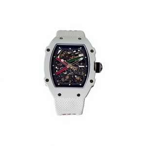 Reloj mecánico de alta gama personalizado UMIF RM67-02 CRMA7 con movimiento Vaucher, luminoso, de lujo, con esqueleto de carbono blanco NTPT. - Product Image 1