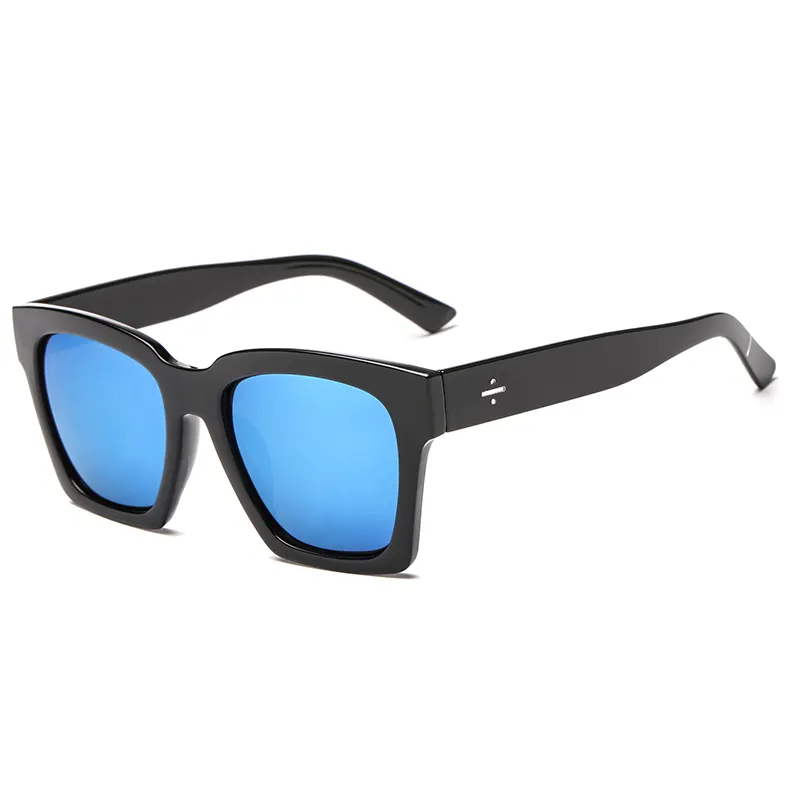 Black Shades individuelles Logo Abteilung Sonnenbrille günstige Brille Mode Spiegel Sonnenbrille