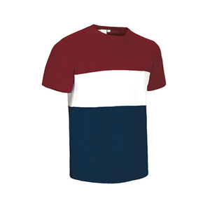 Camiseta de Hombre con Bloques de Color, Lista para Viajar, Resistente a las Arrugas, Tejido de Secado Rápido, Plegable, Ligera, Diseño en Contraste, Ropa para Vacaciones - Product Image 1