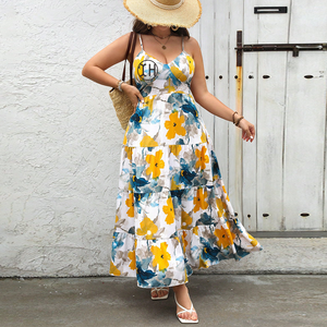 fall bridal shower dresses Bohemian Rainbow Tiered Maxi Dress  Femmefinery.store
