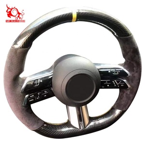 Cubierta de cuero de ante para volante de <span class=keywords><strong>Mercedes</strong></span> Benz, cubierta de cuero de fibra de carbono, buena calidad, para <span class=keywords><strong>Clase</strong></span> <span class=keywords><strong>E</strong></span>, <span class=keywords><strong>Estate</strong></span>, Cabriolet, S580e, L, <span class=keywords><strong>Clase</strong></span> C, 2021, <span class=keywords><strong>2022</strong></span> - Product Image 3