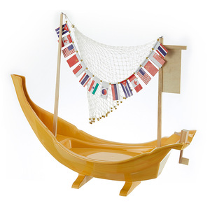 NEWELL Suministro de Artículos de Moda con Estilo Chino, Bandera de Color Sólido en Forma de Vela, Barco Dragón, Recipiente para Sashimi - Product Image 4