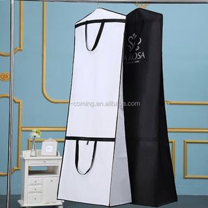 Sacs de rangement pour robes longues de haute qualité, élégants, durables, en matériau PP non tissé, écologiques, économiques, avec fermetures éclair pour le rangement - Product Image 2