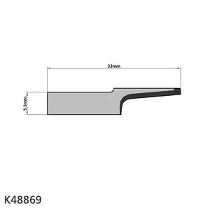 Cuchillo de corte de cuero para máquina cortadora ATOM, 01048869