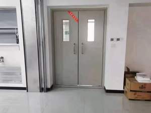 Porte d'entrée intérieure certifiée CE ignifuge Porte coupe-feu en acier de style moderne pour hôpitaux 1.5 heures de résistance au feu - Product Image 5