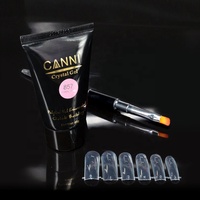 CANNI Gel À Ongles Conseils 100 pièces/boîte Venalisa Nail Art Gelée Épaisse Acrylique Ongles Prolonger Poly Gel Utilisé En Plastique Faux Cristal Conseils