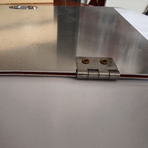 Segnale di avvertimento di sicurezza europeo 400mm * 300mm piastra in alluminio con cerniere pieghevole arancione cartello stradale - Product Image 6