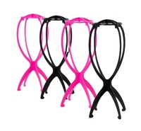 Support de perruque pliable portable de voyage durable pour porte-perruques