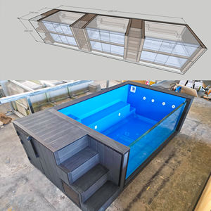 Piscina sobre suelo para jardín en Puerto Rico, resistente a la intemperie, fácil de instalar, piscina spa, piscinas de diversión acuática al aire libre - Product Image 2