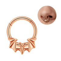 Xinfocus 2026 Design Tendance Anneau Clicker pour Septum, Anneaux de Nez, Piercing à Segment Articulé pour Cartilage, Hélix, Tragus