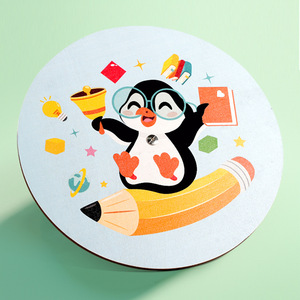 Trẻ Em Đầu Đồ Chơi Giáo Dục Hình Dạng Màu Spinner Bánh Xe Nhận thức Trò Chơi Tương Tác Montessori Bàn xoay Bằng Gỗ Trò Chơi Cho Trẻ Em - Product Image 3