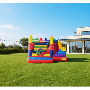 Prix usine blocs de construction enfants adultes château plein d'entrain <span class=keywords><strong>gonflable</strong></span> rebondissant maison château sautant pour <span class=keywords><strong>location</strong></span> de fête - Product Image 1