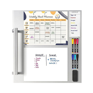 Tái Sử Dụng 2024 Kế Hoạch Biểu Tượng Tùy Chỉnh Kích Thước Xách Tay Tủ Lạnh Decal Nam Châm Khô Xóa Xóa Bảng Tủ Lạnh Nam Châm - Product Image 1