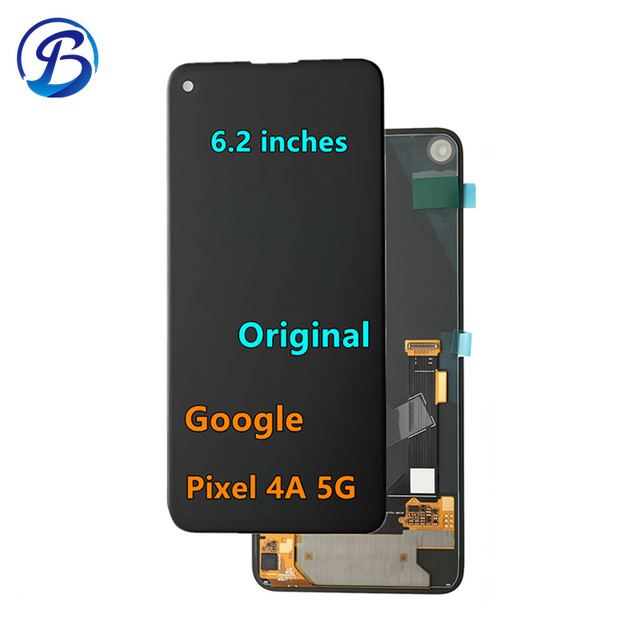 LCD Screen Replacement for Google Pixel 4A 5G 6.2inch GD1YQ G025I G025E G025H G6QU3 Assembly Display LCD Touch Screen Digitizer