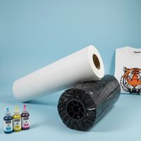 Offre Spéciale Film de Transfert Thermique DTF PET Double Face de Haute Qualité 60cm de Large, Encre Réfléchissante, Impression Numérique A3/A4 pour Vêtements