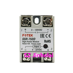Neues und originales FOTEK SSR-05DD 10DD 25DD 50DD <span class=keywords><strong>75DD</strong></span> SSR-25DD-H Halbleiter relais modul 5A 10A 25A 50A 75A DC DC - Product Image 4