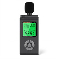 Sonometre portable SL-2 30-130 dB, testeur numérique de décibels avec pondération A/C, température et humidité, rapide/lent, rétroéclairage HD
