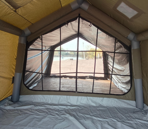 เต็นท์แบบเป่าลมสำหรับตั้งแคมป์ผ้าคอตตอนแบบเปิดได้เต็นท์กันฝนและกันลมสำหรับกลางแจ้งขนาดใหญ่โรงแรมที่สวยงาม - Product Image 4