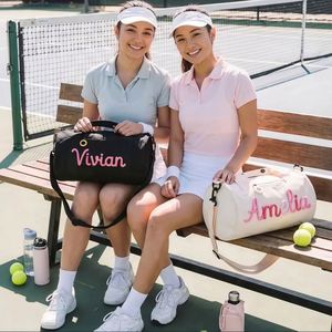 Bolsa de Yoga Personalizada con Nombre |    Bolso de mano para niños, regalo para baby shower, bolsa de transporte de viaje, tela Oxford, cremallera tejida a mano - Product Image 5